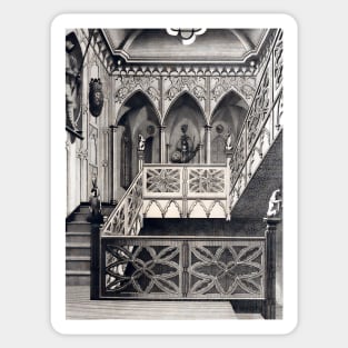 medieval environment castle stairs Sticker